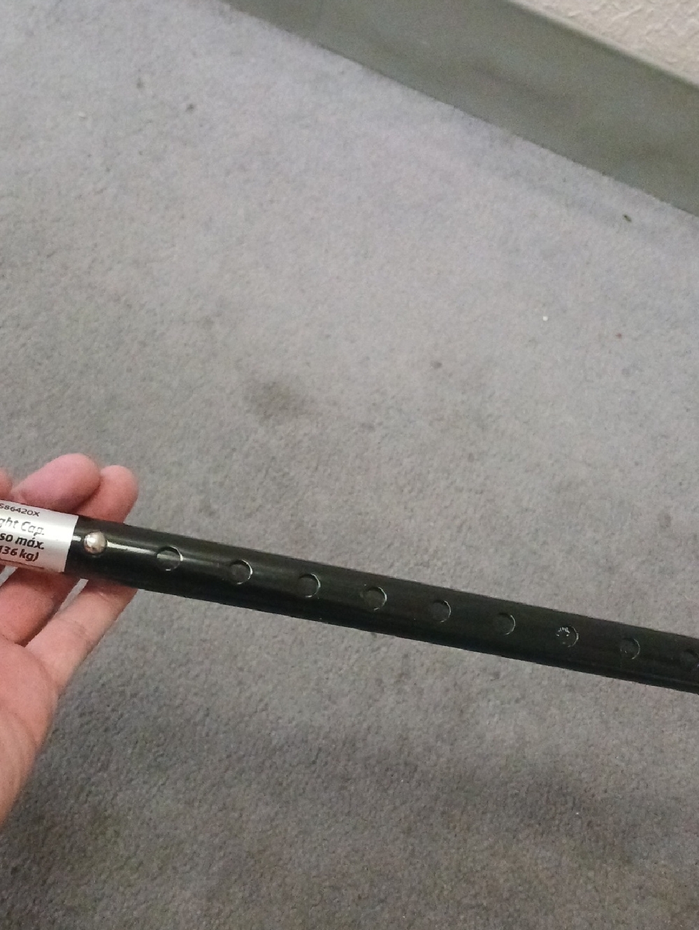 Adjustable Black Walking Cane with Foam Handle - Picture 5 of 11
